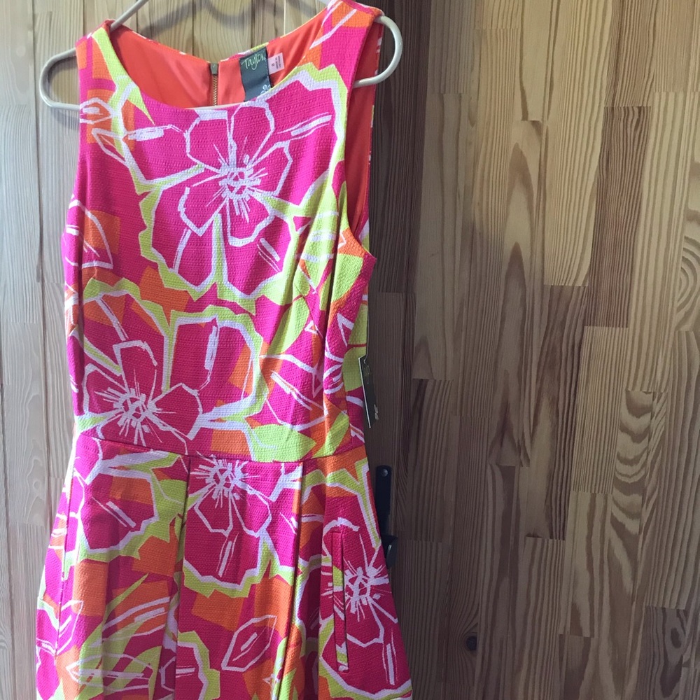 Taylor Dresses Women’s Fit and Flare Floral Dress
